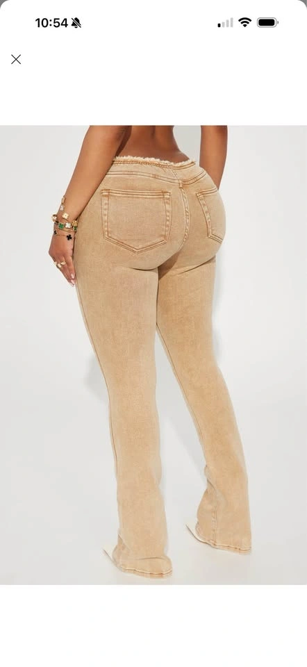 Beige Straight-Leg Pants - photo 3