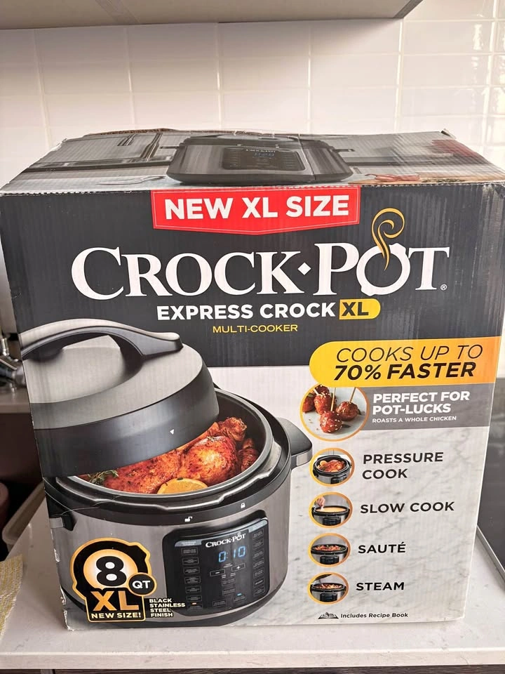 Crockpot SCCPPC800DS 8 qt. XL Express Crock Pressure Cooker