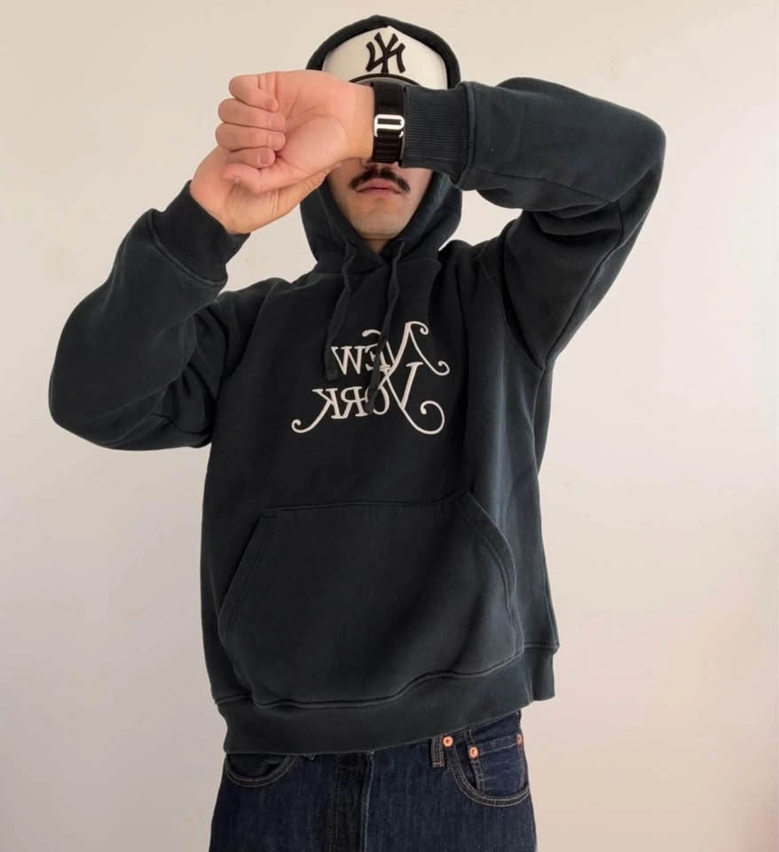 Dark grey New York hoodie - photo 2