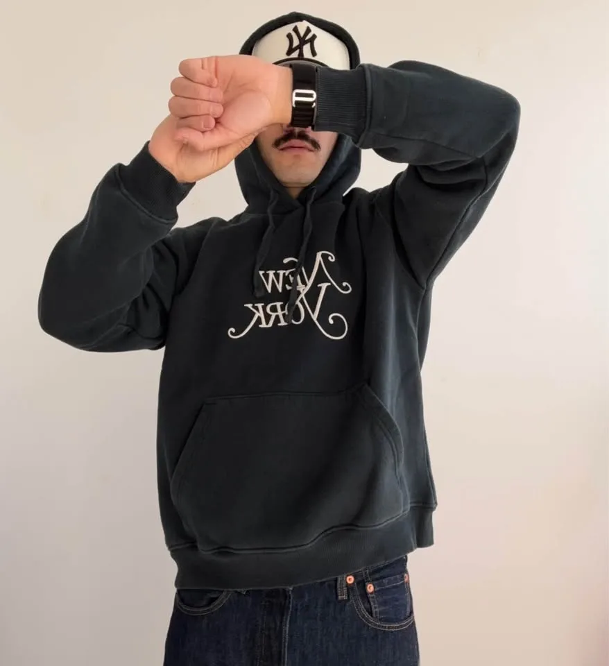 Dark grey New York hoodie - photo 2
