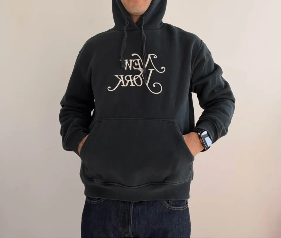 Dark grey New York hoodie - photo 4