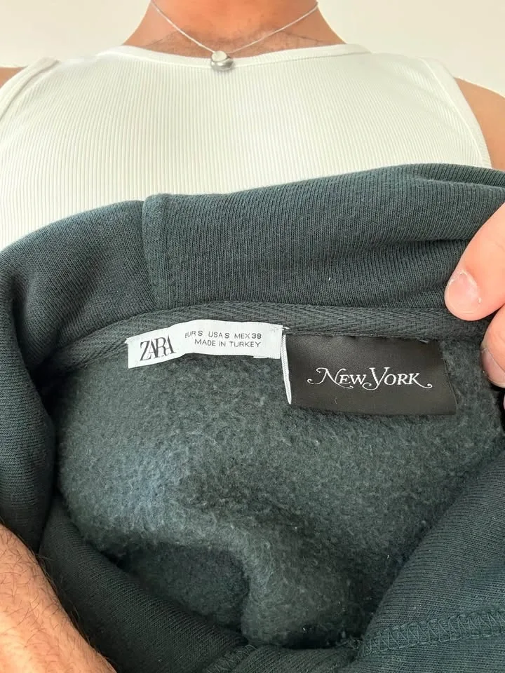 Dark grey New York hoodie - photo 5