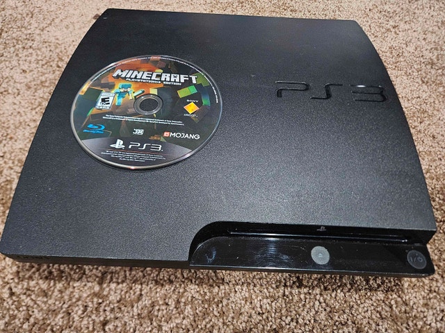 PS3 Slim (Fully Cleaned) + Minecraft PS3 Edition - photo 2