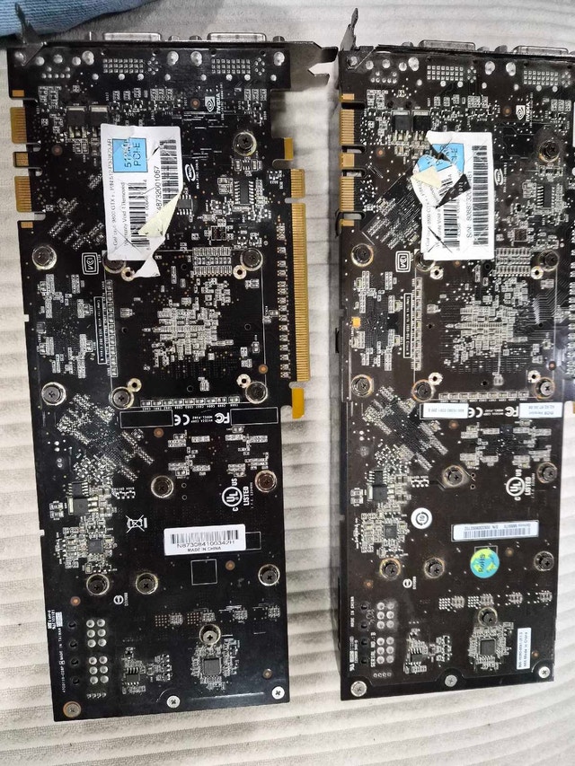 Two EVGA GeForce 9800 GTX+ Graphics Cards - photo 2