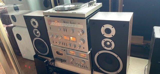 Vintage 1970s Sanyo Stereo Set - photo 2