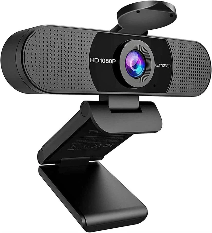 EMEET 1080P Webcam with Mic, C960 Streaming Webcam, 90° FOV