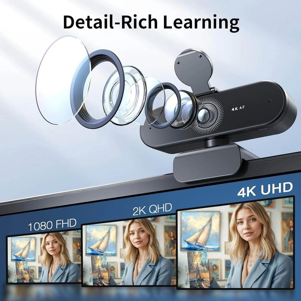 EMEET 1080P Webcam with Mic, C960 Streaming Webcam, 90° FOV - photo 2