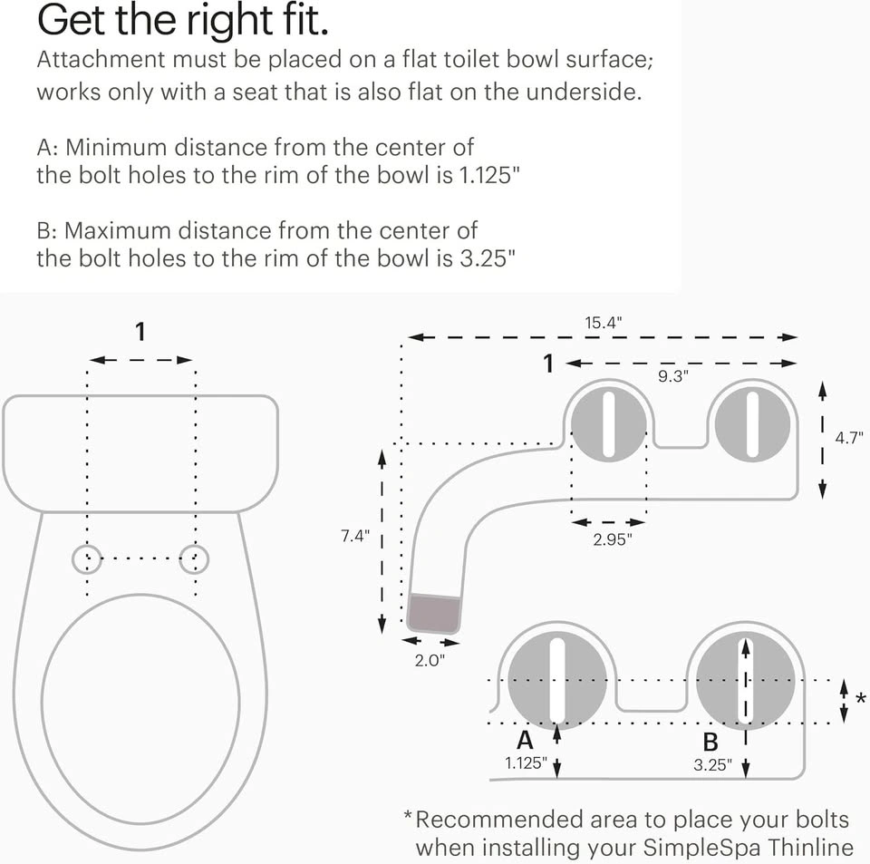 Thinline Simple Spa SS-150 Bidet Attachment - photo 4