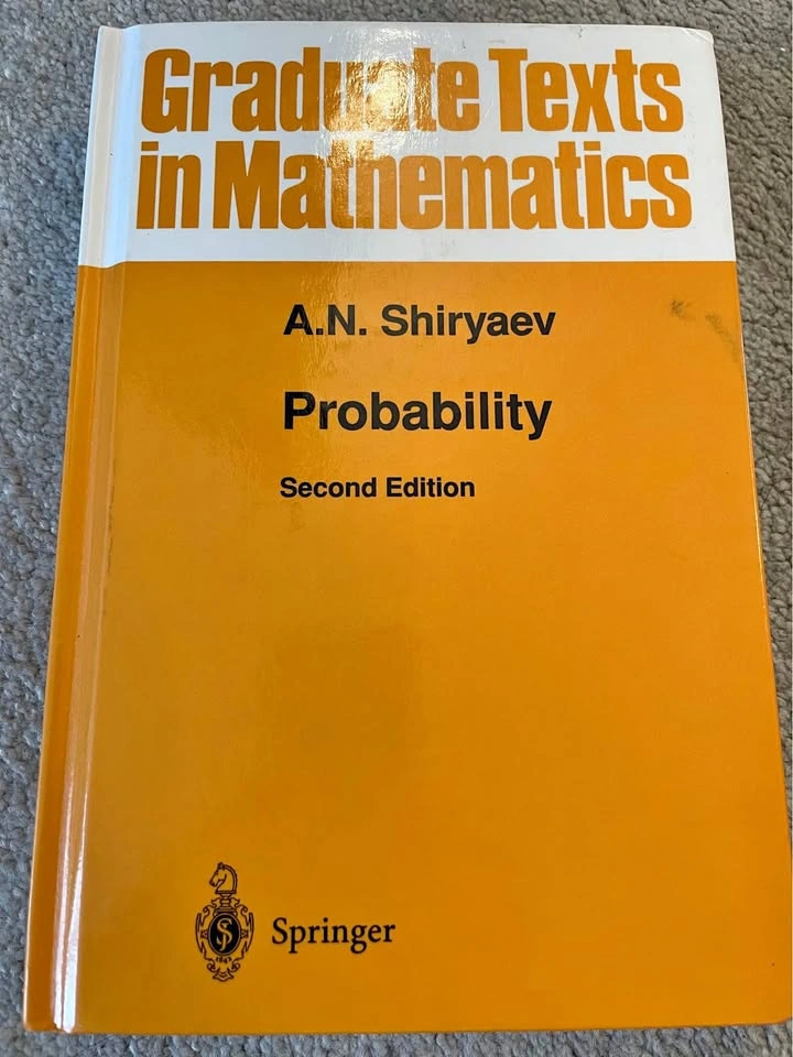 Probability 2nd edition by Shiryaev