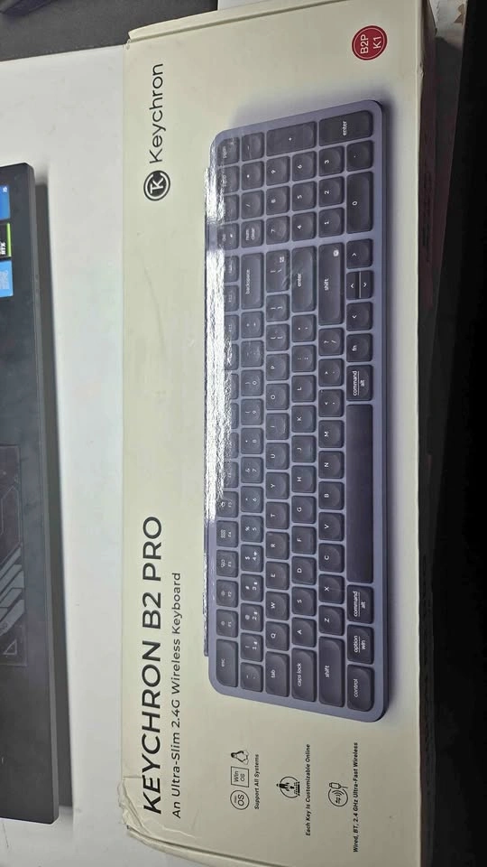 Keychron Ultra-Slim B2 Pro Lightweight 96% Layout Keyboard