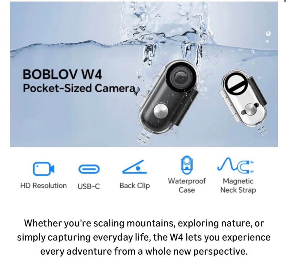 4K Mini Body Camera - photo 4