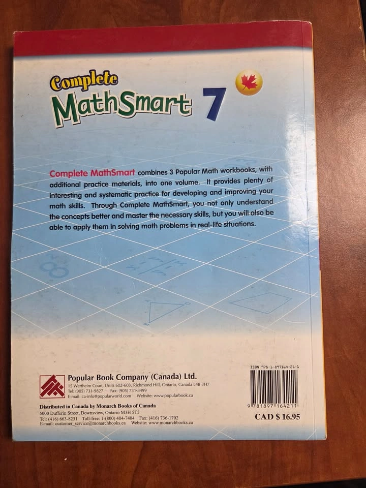 Complete MathSmart Grade 7: Practice Workbook - photo 2