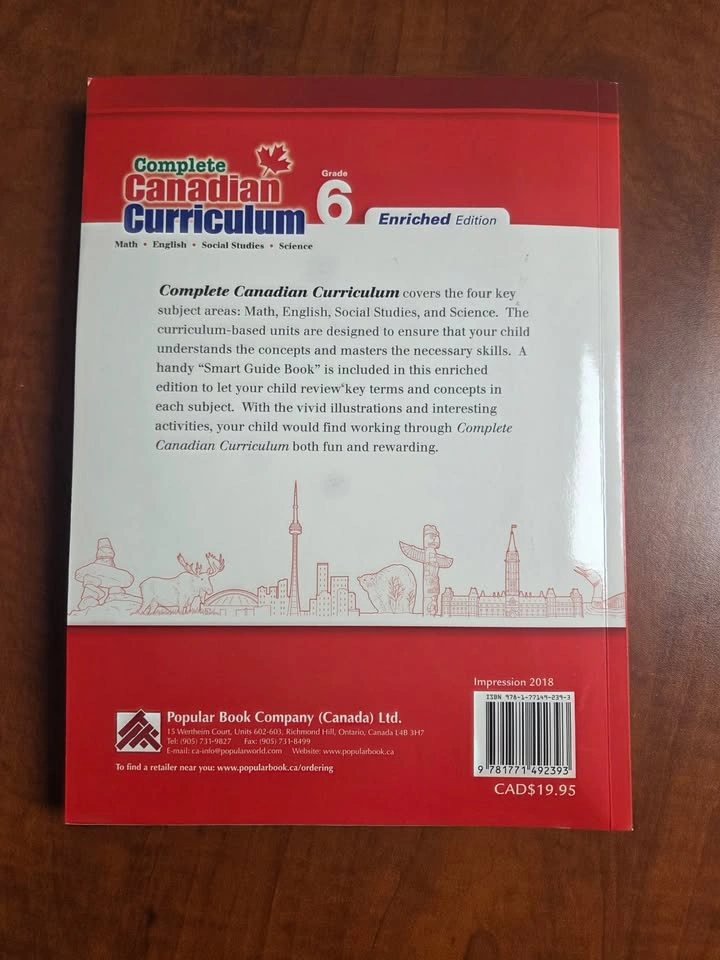 Complete Canadian Curriculum - Grade 6 Practice Book - photo 2