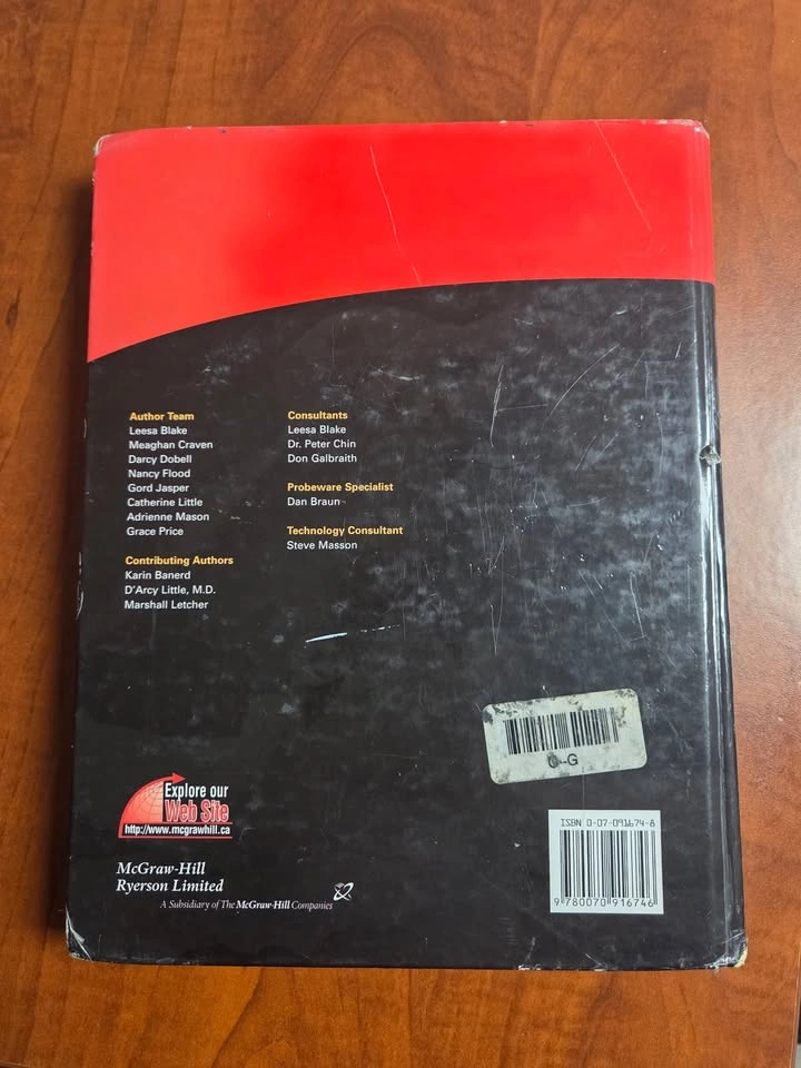 McGraw-Hill Ryerson Biology 12 Textbook - photo 2