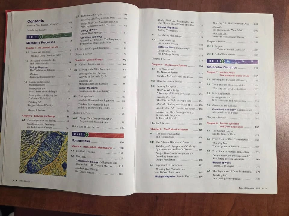 McGraw-Hill Ryerson Biology 12 Textbook - photo 4