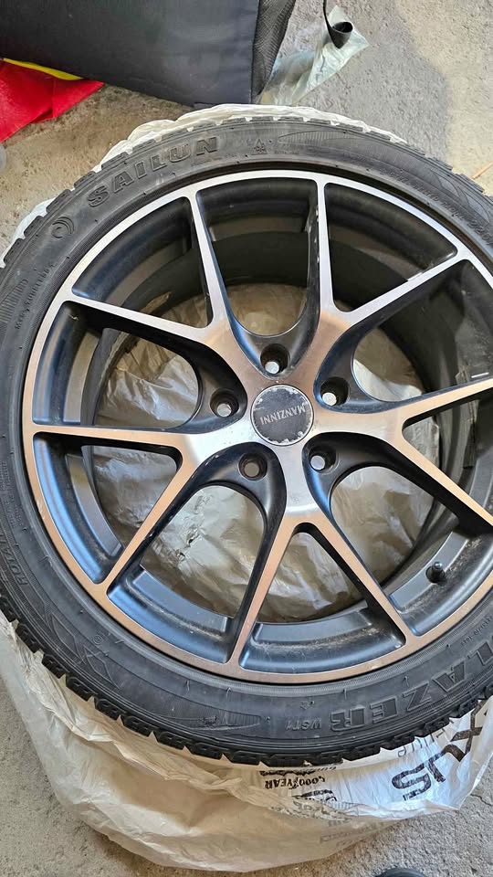 17 in Alloy Wheels with Winter Tires 225/45/R17