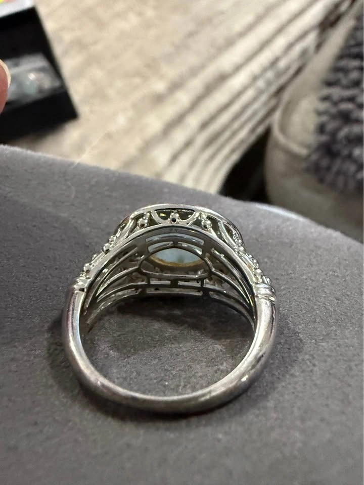 Aquamarine Victoria Wieck Ring 9 - photo 4