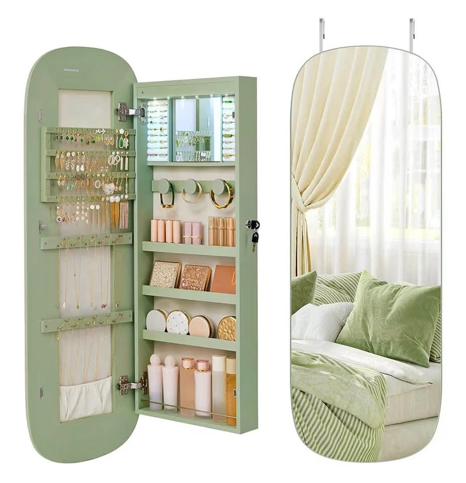 SONGMICS Jewelry Organizer Cabinet with LED Mirror – Laurel Gree