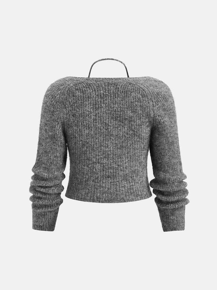 Commense NWT Halter Wrap Knit Sweater - photo 2
