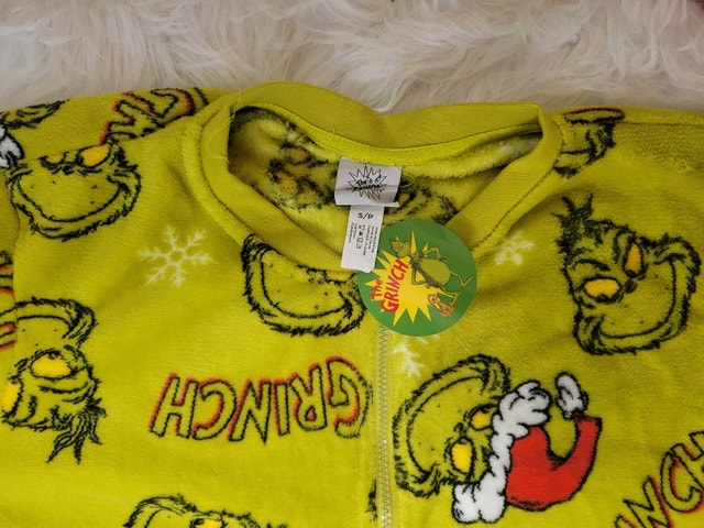 Adult Grinch Onesie Pajamas - Perfect for Holidays!