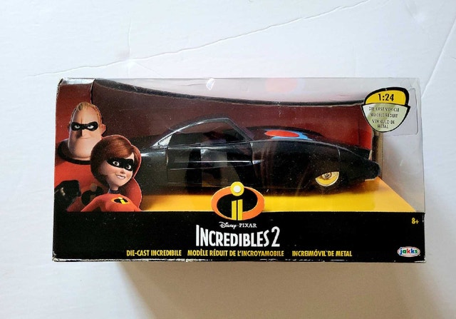 Incredibles 2 The Incredibile Die-Cast Car 1:24 Black