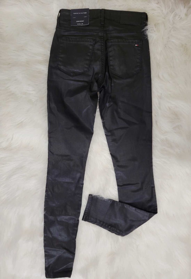 Tommy Hilfiger Black Acetate Jeans - Mid-rise Slim - photo 4