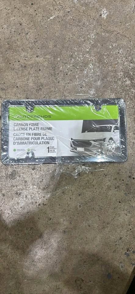 Carbon Fibre License Plate Frame