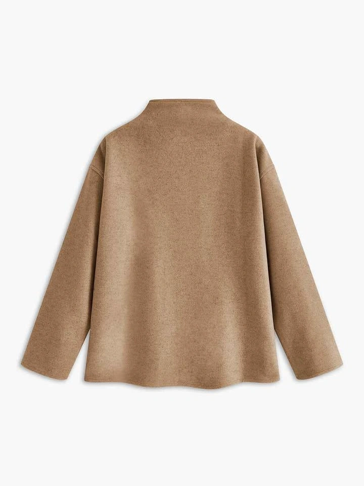 Commense NWT XL Double Breasted Coat in Tan - photo 3
