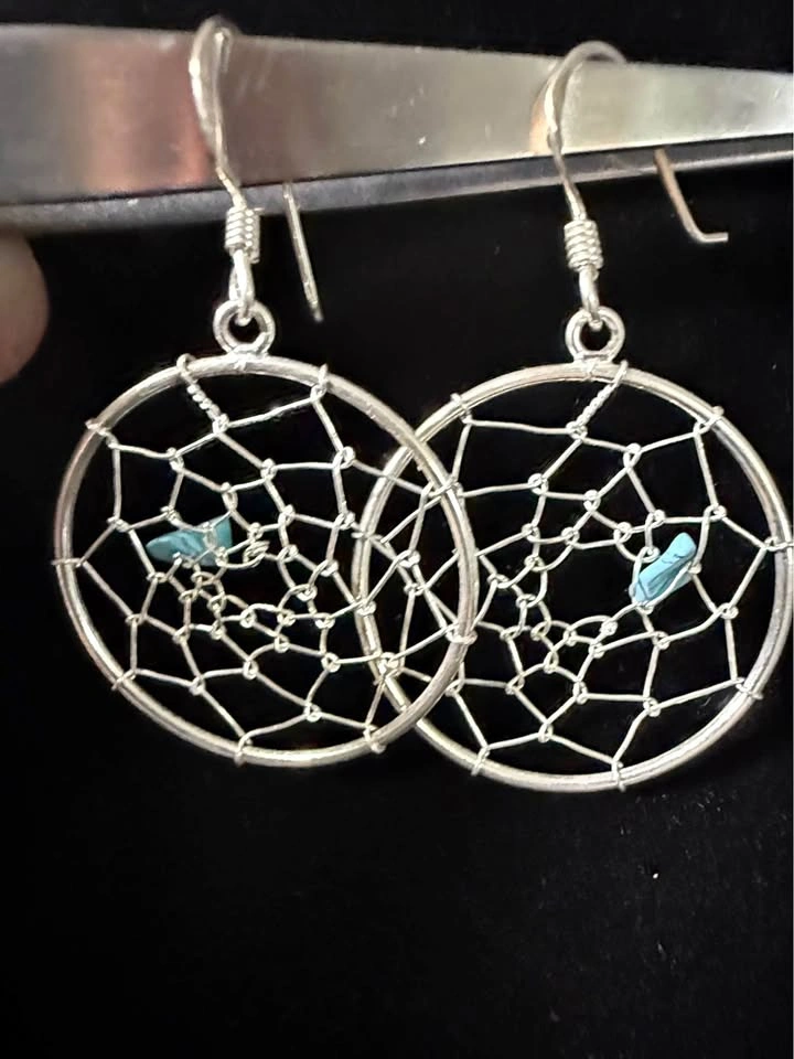925 Dream Catcher Earrings
