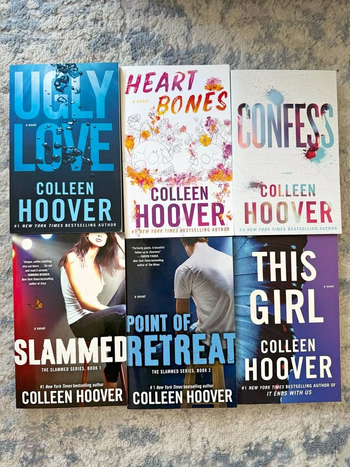 Colleen Hoover Book Lot - 6 Novels