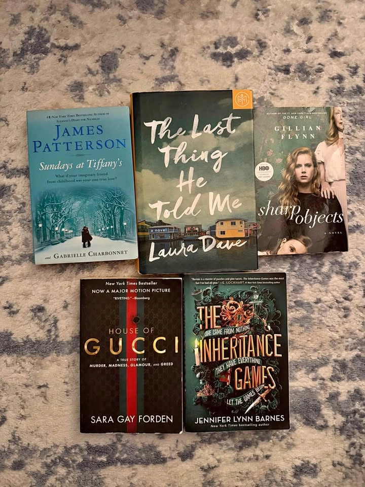 Books! $2/each! James Patterson, Flynn, Gucci & More