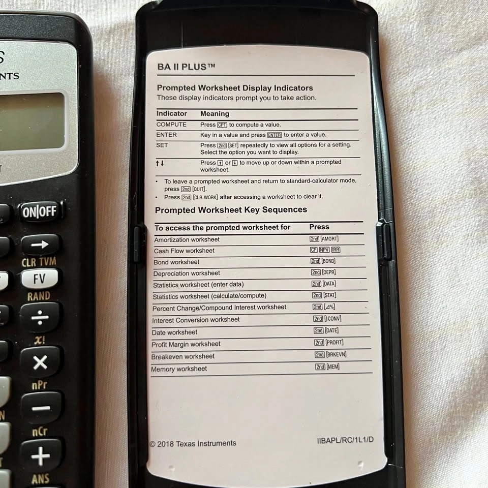 Texas Instruments BA II Plus Calculator