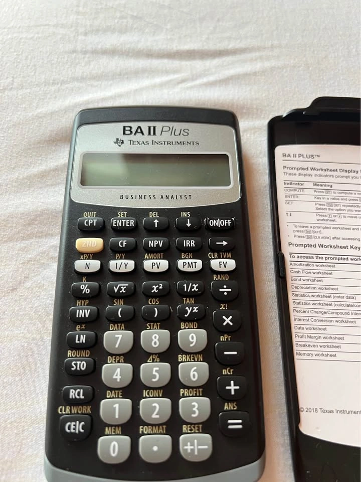 Texas Instruments BA II Plus Calculator - photo 2