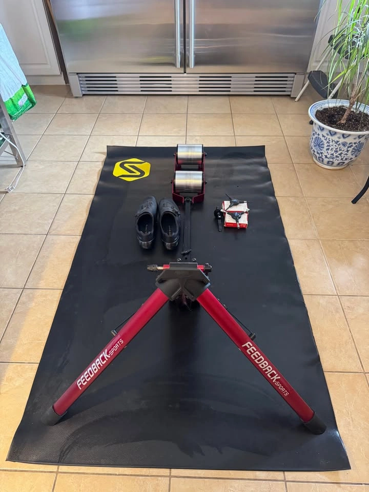 Bike Trainer with Resistance + Bike Mat - photo 2