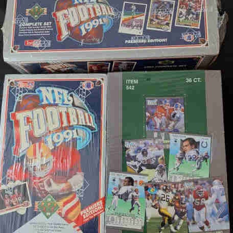 NFL 1991 Sealed Boxes - Upper Deck Premier & Fleer Ultra