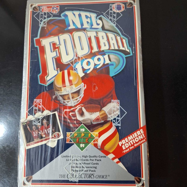 NFL 1991 Sealed Boxes - Upper Deck Premier & Fleer Ultra - photo 4