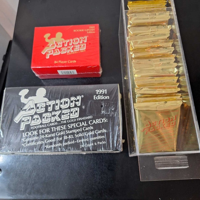 NFL 1991 Boxes - Action Packed Football Cards