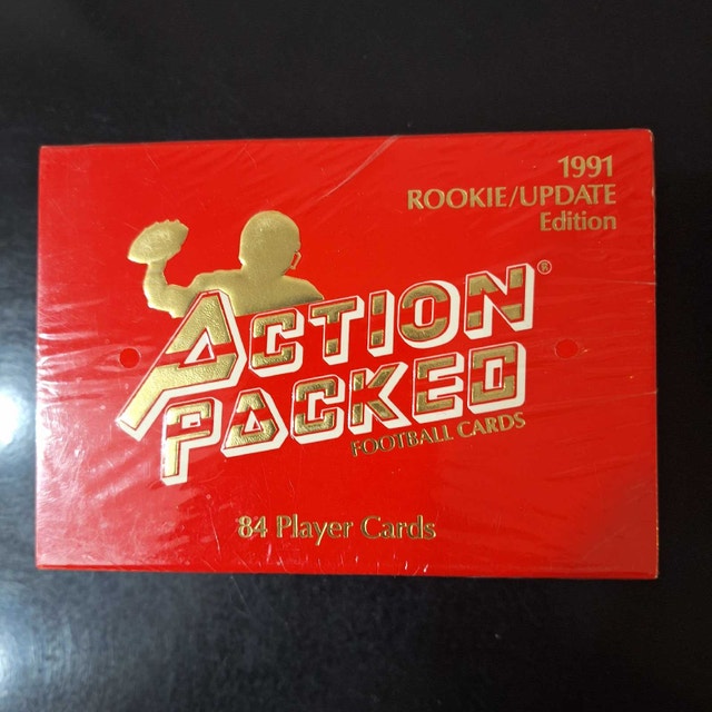 NFL 1991 Boxes - Action Packed Football Cards - photo 2