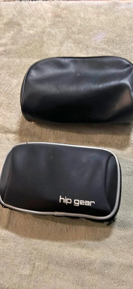 Two small zippered bags