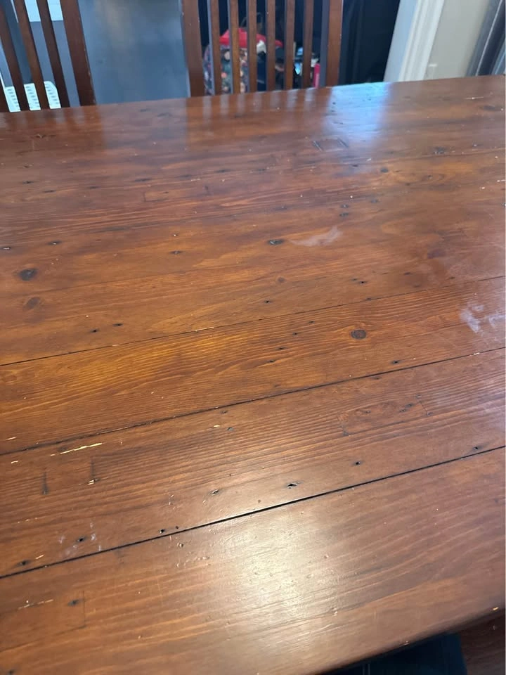 Solid Wood Dining Set – Table + 4 Chairs + Bench - photo 2