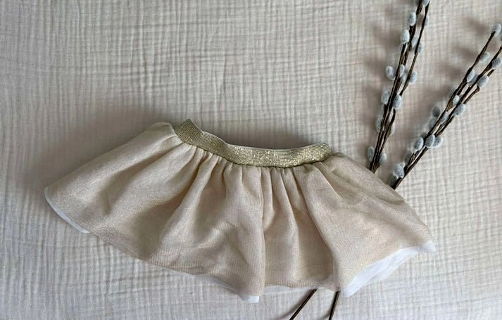 Cat & Jack 12 Months Baby Girl Skirt w/ Diaper Cover