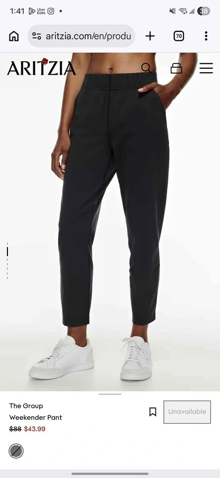 Babaton Aritzia Pants, New without tags, XS