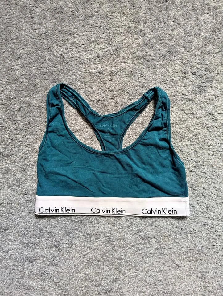 cK dark green bralette, S, New