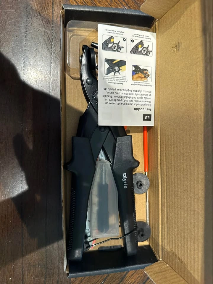 Professional leather hole puncher - photo 2