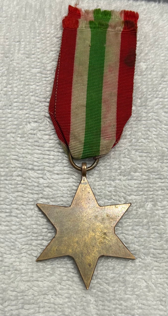The Italy Star Medal; Canadian Army Issue - photo 2