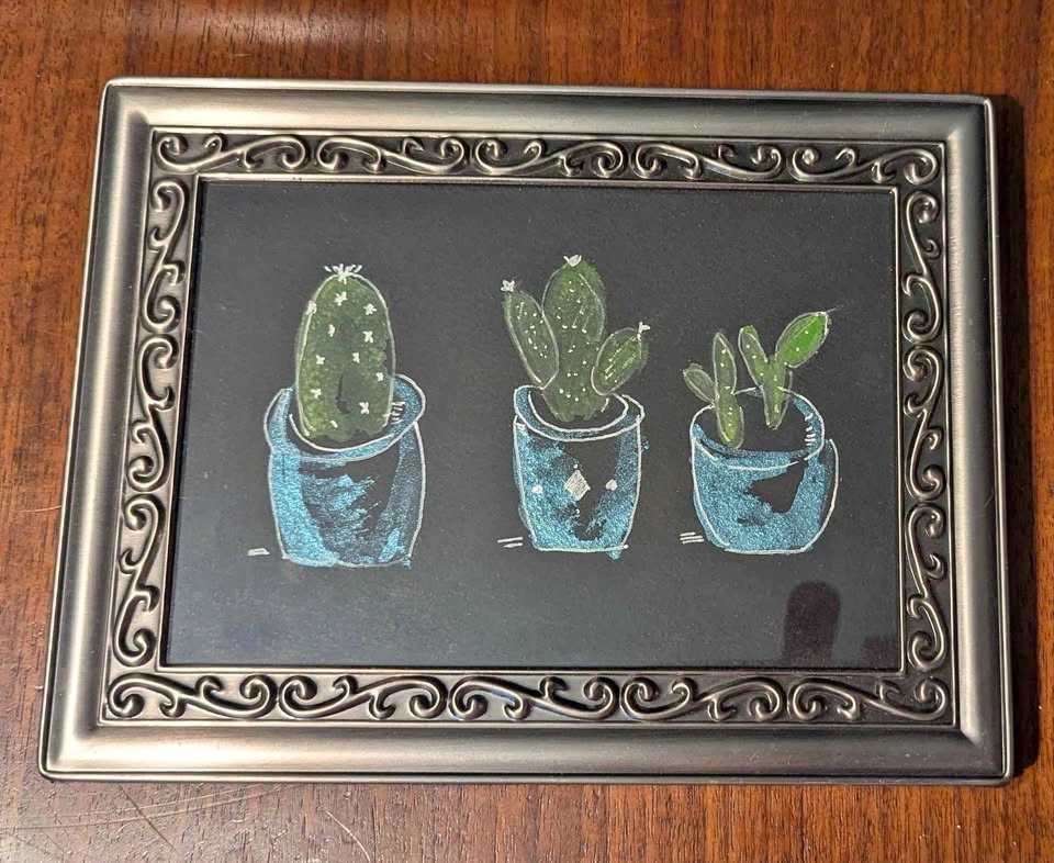 Original Art - 8.5 x 6.5 inch framed