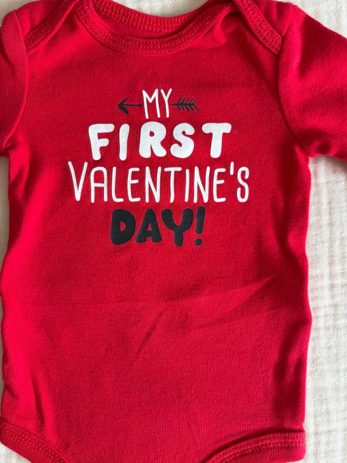 Carter's Newborn "My First Valentine's Day" Onesie - photo 2