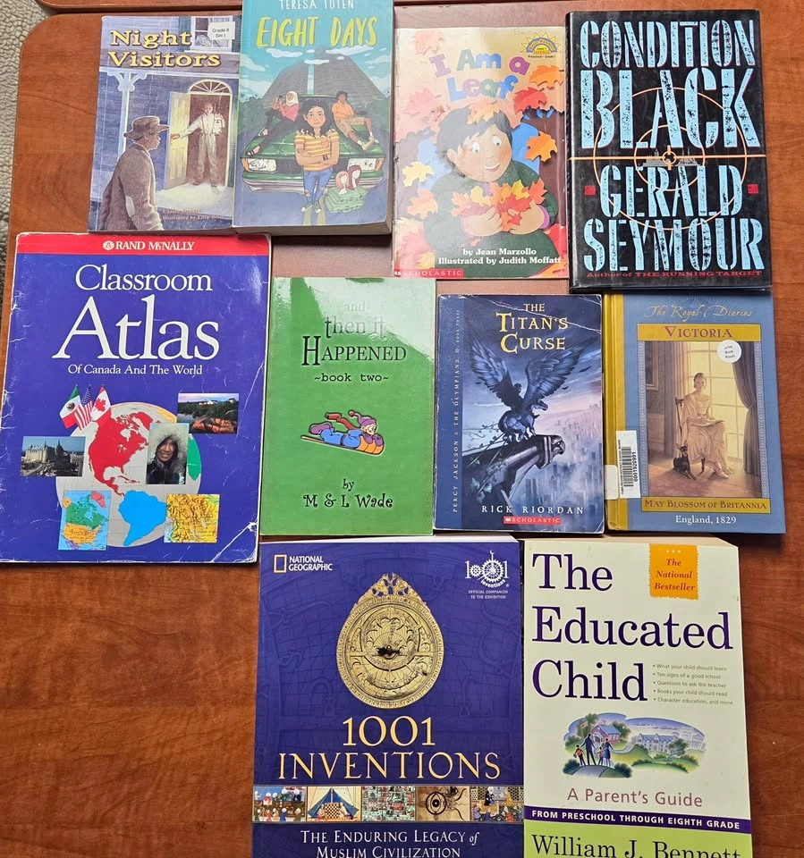 Multiple Books And Novels
