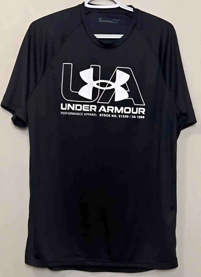 Under Armour Men's Black Graphic Logo Tee - Large