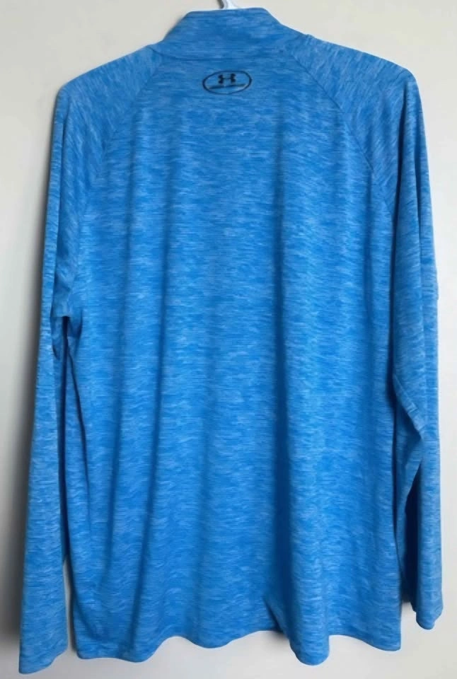 Under Armour Men's HeatGear Pullover - Blue, Large - photo 3